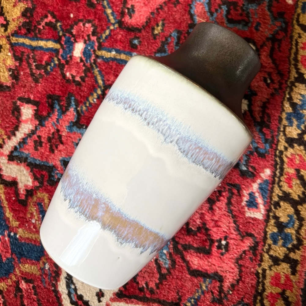 NWOT Faux Glazed Ceramic Vase